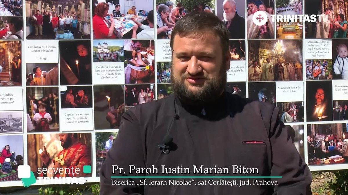 Imagine din apariția media – Trinitas TV (video Facebook)